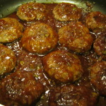 A lot of work to make, but amazing Whiskey BBQ Sliders.