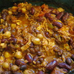 3 bean turkey chili