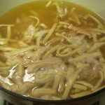 Turkey noodle soup