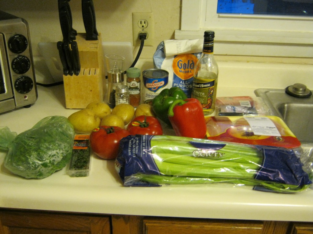 Chicken Basque Ingredients