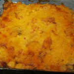 Cheesy, tasty, ham and potatoes