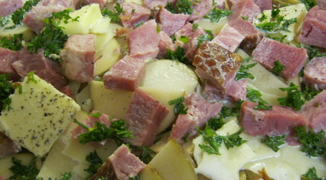 Ham and Potato Gratin