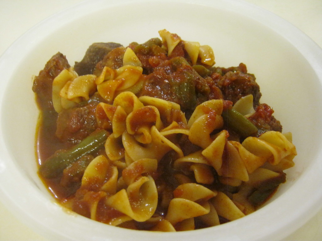 Hungarian Goulash dished