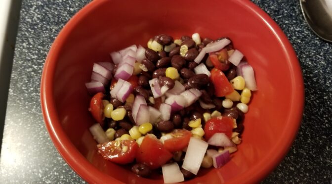 Black Bean, Corn, and Cherry Tomatoes